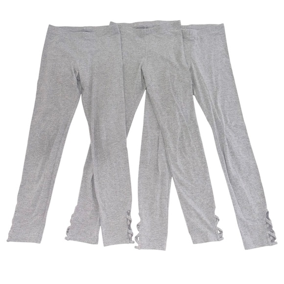 Old Navy Other - 3 Old Navy girls leggings with strappy ankle accent